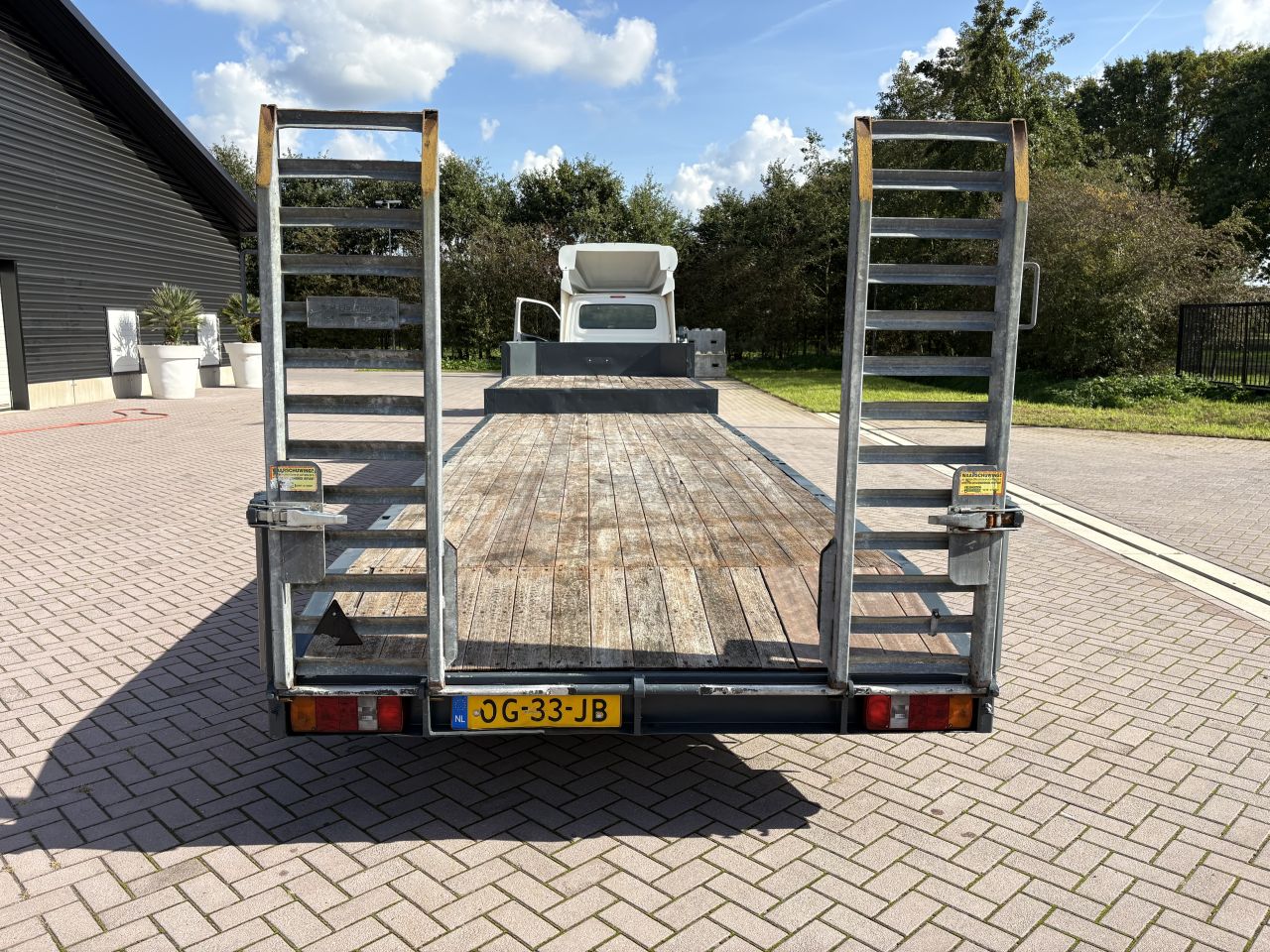 Be oplegger semi dieplader 9 TON Veldhuizen