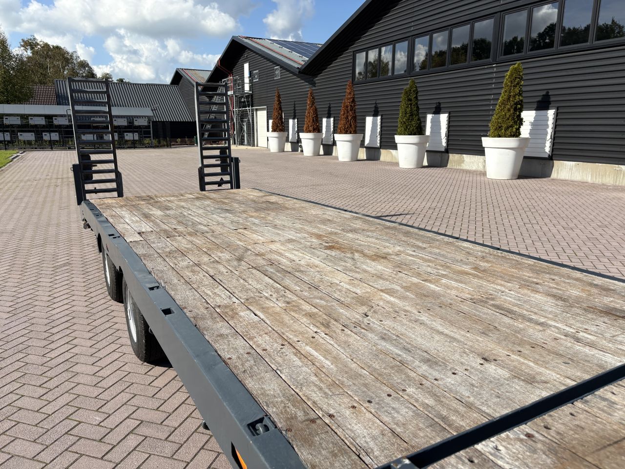 Be oplegger semi dieplader 9 TON Veldhuizen