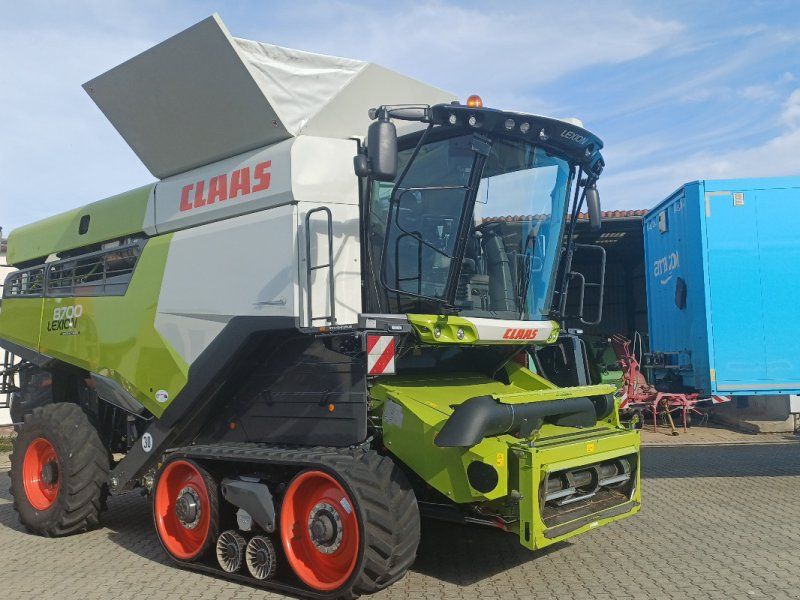 Claas Lion 8700 TT Terratrac + V1080