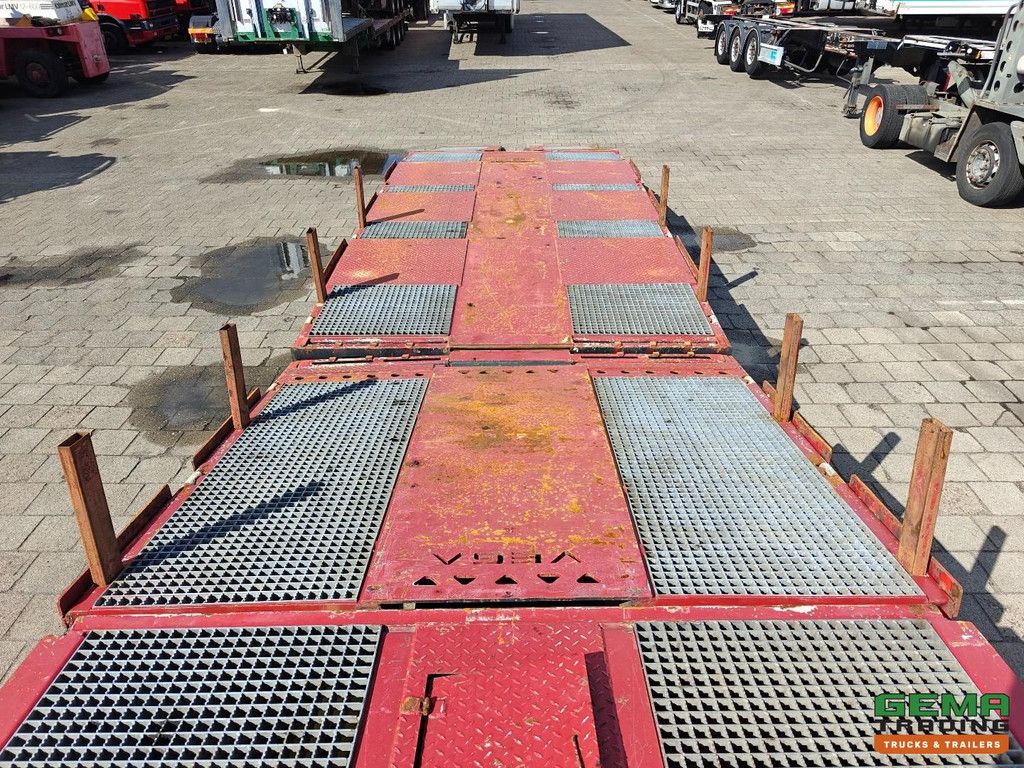 Wega Vega3 12m Semi-Low Loader - 1.8m Extendable - Hydraulic Deck - Hydraulic Ramps - Trailing Axle + Lift Axle - 07/2027 MOT