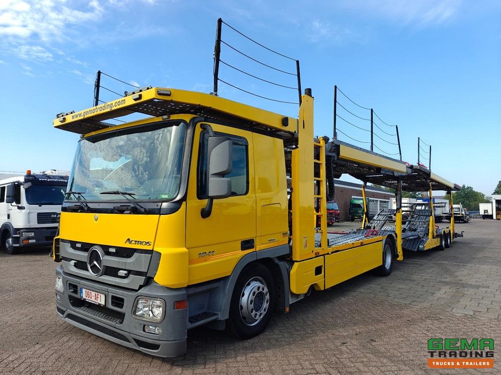 Mercedes-Benz Actros 1841 4x2 Schlafkabine Euro 5 - Kässbohrer Metago + Kässbohrer SuperTrans Auflieger - 10 Pkw - 570.000 km - Original aus Belgien