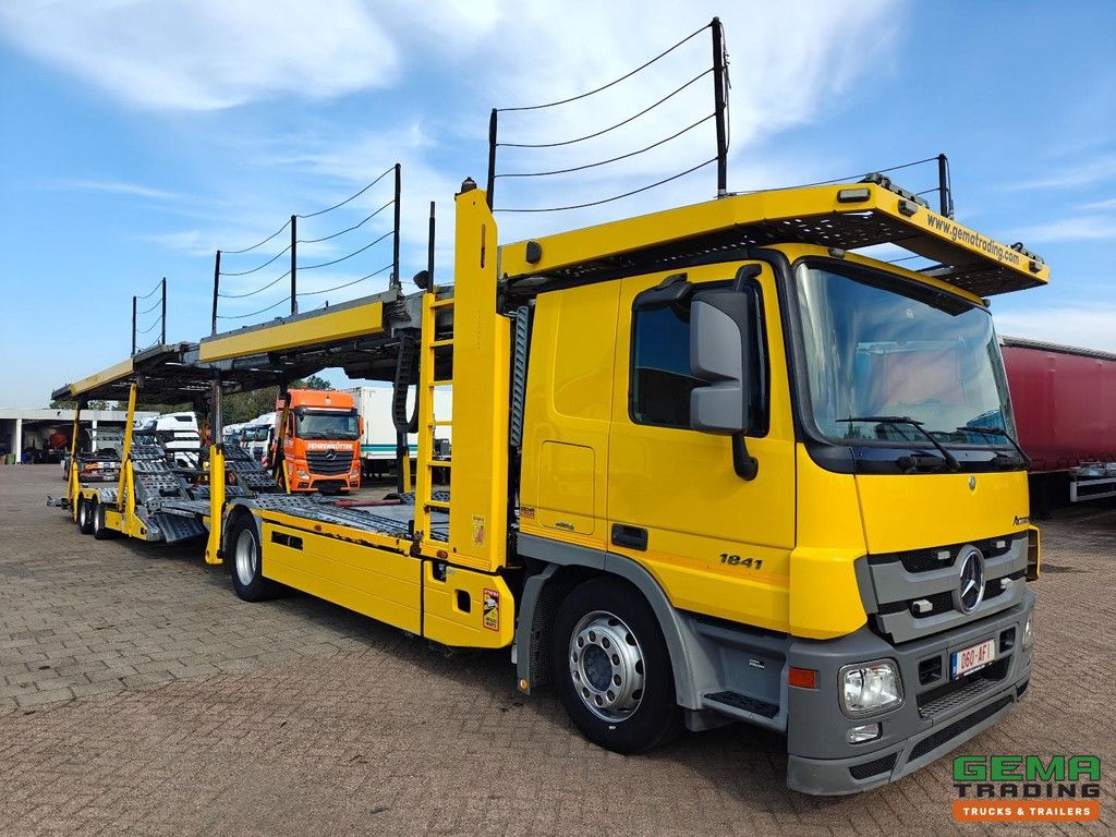 Mercedes-Benz Actros 1841 4x2 Schlafkabine Euro 5 - Kässbohrer Metago + Kässbohrer SuperTrans Auflieger - 10 Pkw - 570.000 km - Original aus Belgien