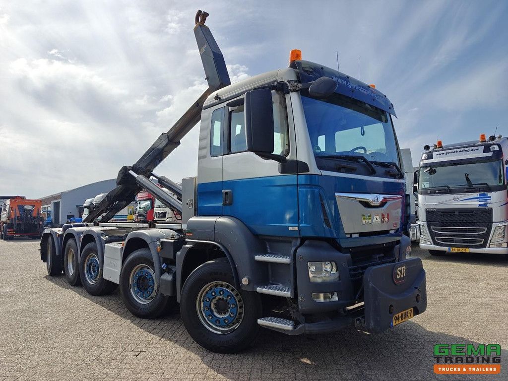 MAN TGS 50.440 10x4 Tageskabine Euro6 – VDL Hakenlift 40T – Lift-/Lenkachse – BMAir-Filter – SmartTachoV2 – TÜV bis 07/2027
