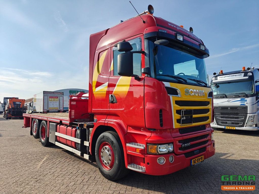 Scania R 500 6x2 Highline Euro5 – Retarder – Offene Ladefläche – ADR – Anhängekupplung – Vollluftfederung – SmartTacho V2