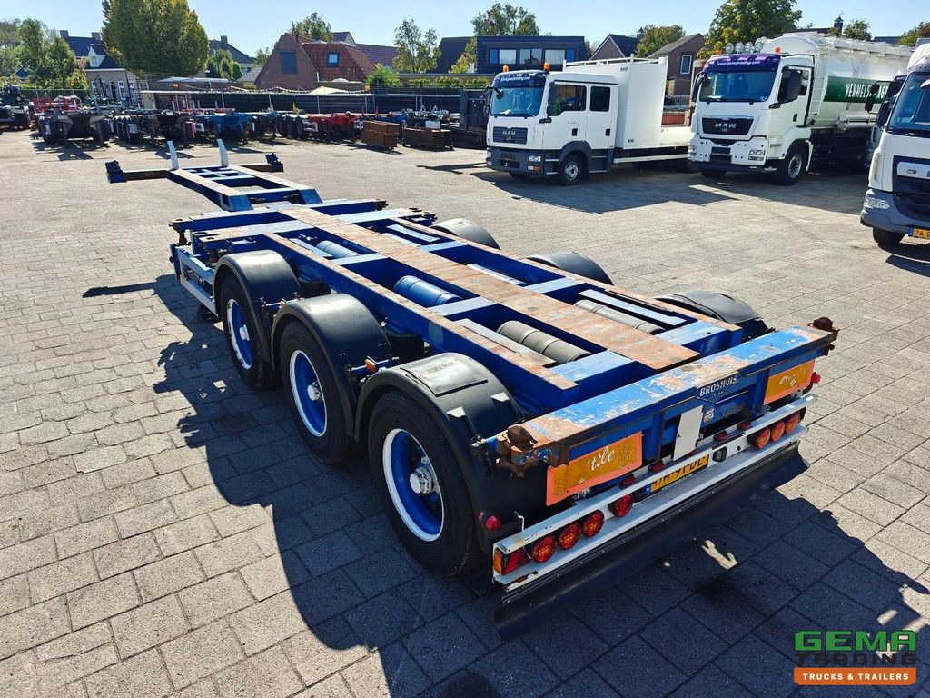 Broshuis 3 UCC-39/45 EU Multi - All Types of Containers - Lift Axle - BPW Axles Drum Brake