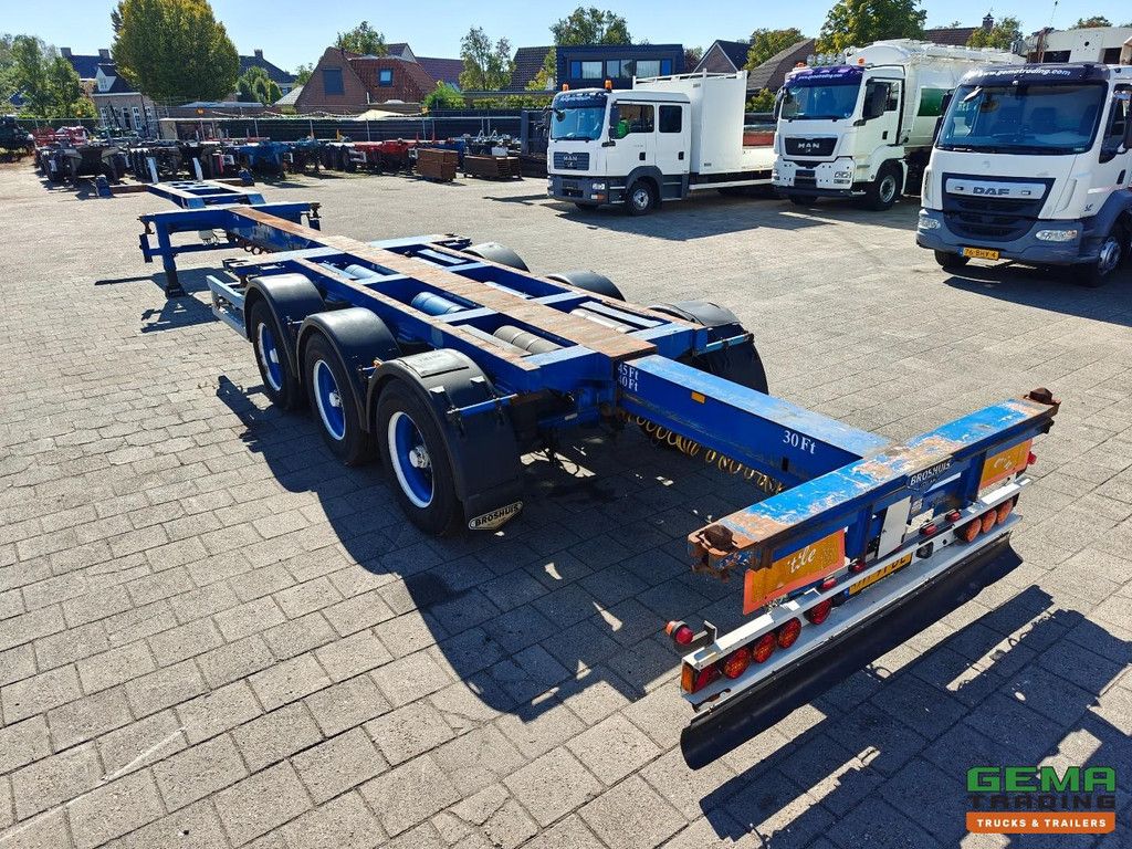 Broshuis 3 UCC-39/45 EU Multi - All Types of Containers - Lift Axle - BPW Axles Drum Brake