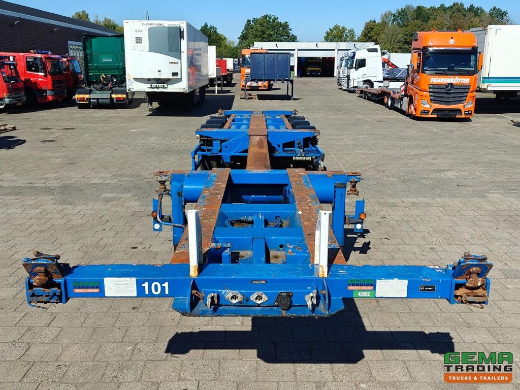 Broshuis 3 UCC-39/45 EU Multi - All Types of Containers - Lift Axle - BPW Axles Drum Brake