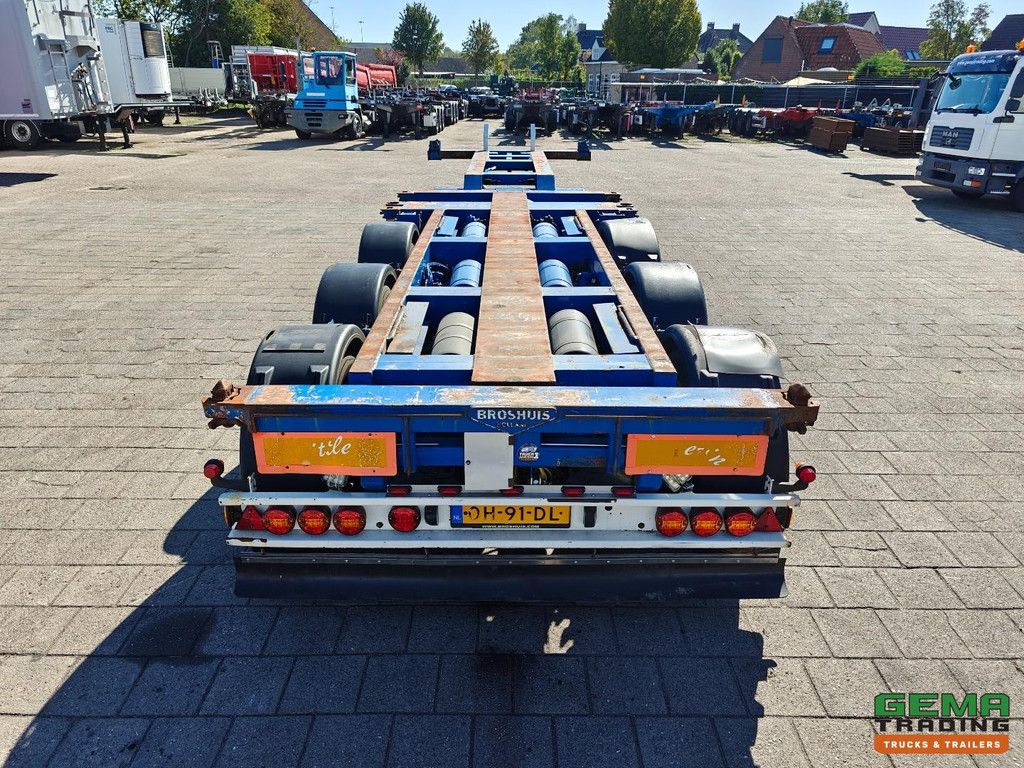 Broshuis 3 UCC-39/45 EU Multi - All Types of Containers - Lift Axle - BPW Axles Drum Brake