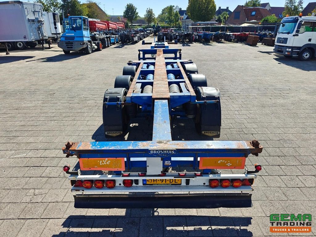 Broshuis 3 UCC-39/45 EU Multi - All Types of Containers - Lift Axle - BPW Axles Drum Brake