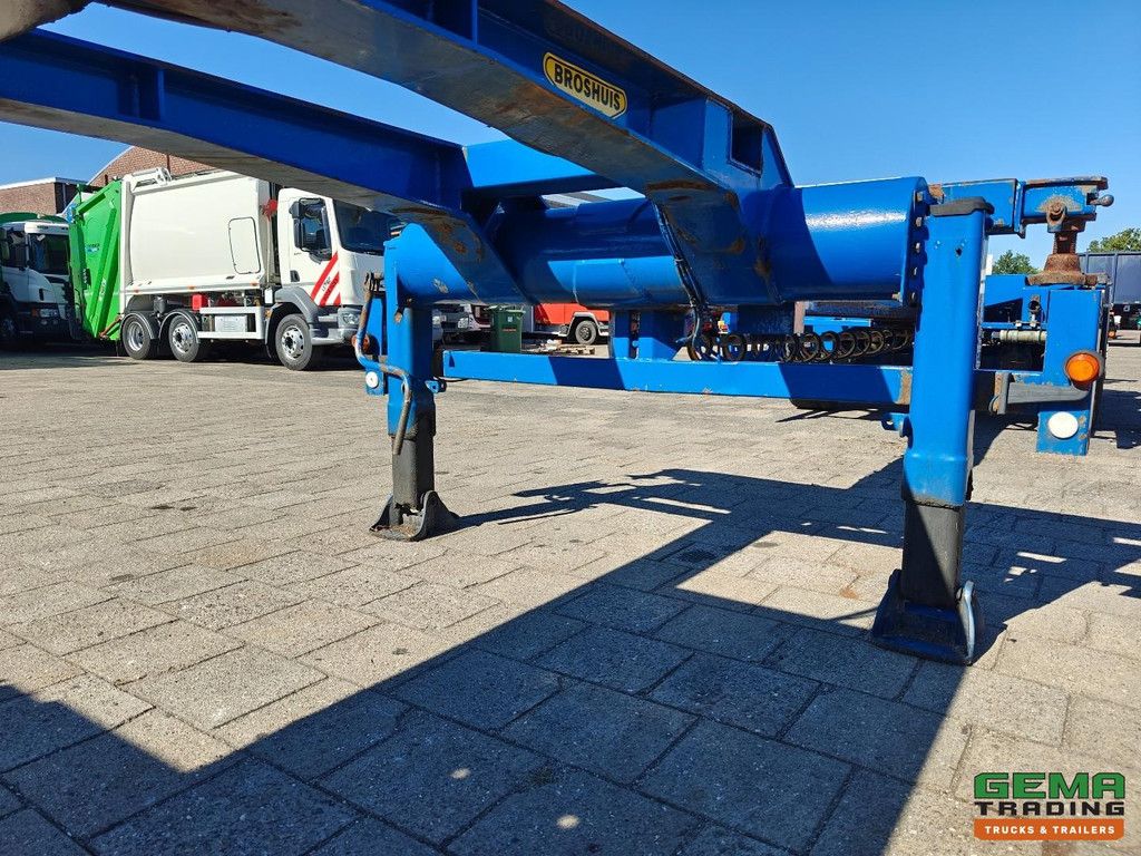 Broshuis 3 UCC-39/45 EU Multi - All Types of Containers - Lift Axle - BPW Axles Drum Brake