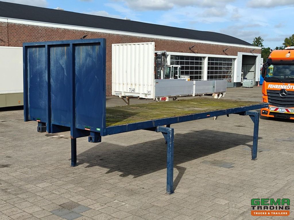 Zelfbouw ONBEKEND Austauschbarer Aufbau – Offene Ladebox 7 m – Stützbeine – Drehverschlussverbindung 6 m