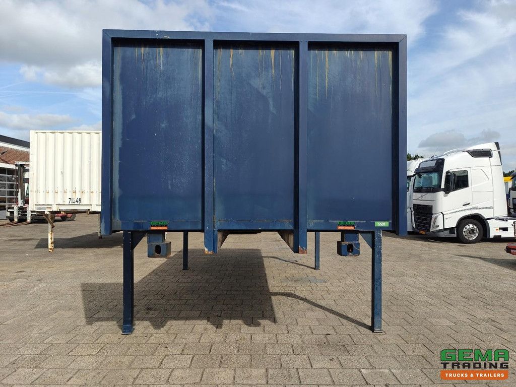 Zelfbouw ONBEKEND Austauschbarer Aufbau – Offene Ladebox 7 m – Stützbeine – Drehverschlussverbindung 6 m