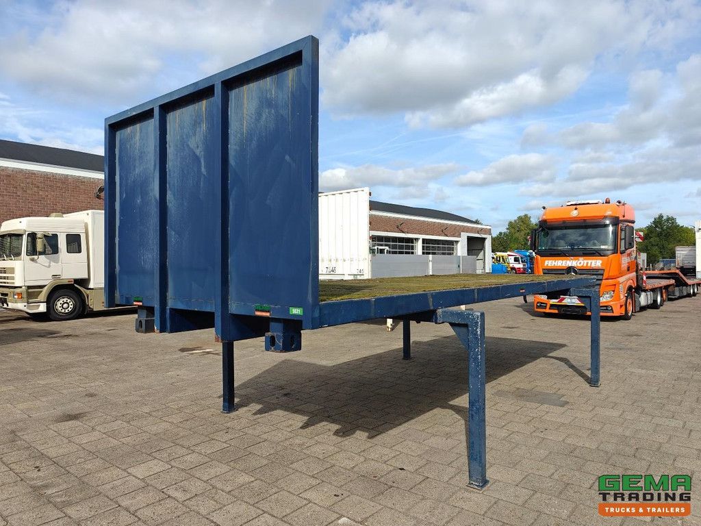 Zelfbouw ONBEKEND Austauschbarer Aufbau – Offene Ladebox 7 m – Stützbeine – Drehverschlussverbindung 6 m