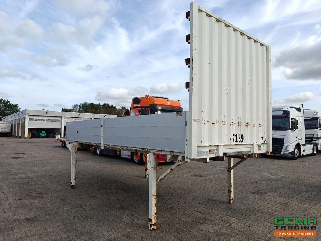 Krone WP73 LF4-BW 5.65m Swap Box with Loading Ramps - Support Legs - ALU Side Panels - Tie-down Eyes - Double Twistlocks