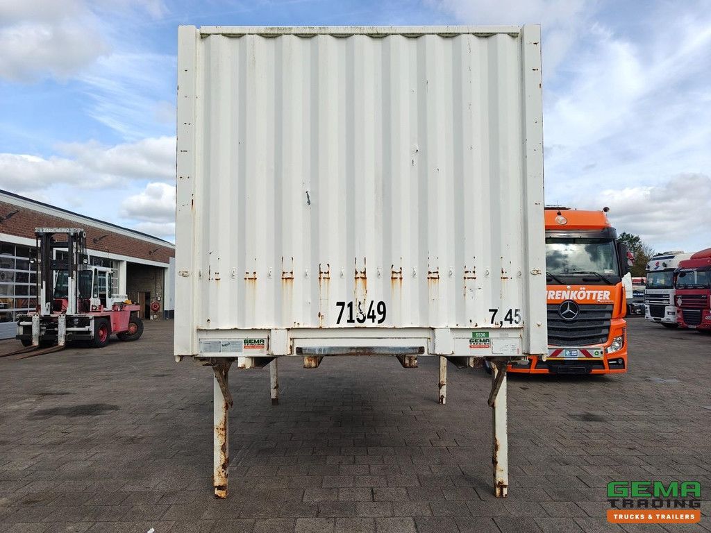 Krone WP73 LF4-BW 5.65m Swap Box with Loading Ramps - Support Legs - ALU Side Panels - Tie-down Eyes - Double Twistlocks