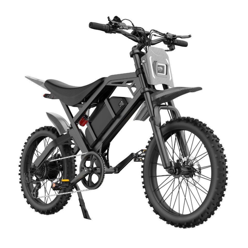 QM V20 Cross Skinnybike – Zwart – Full Option Ebike Fatbike