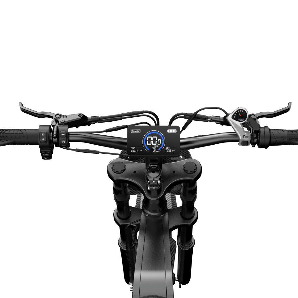 QM V20 Cross Skinnybike – Zwart – Full Option Ebike Fatbike