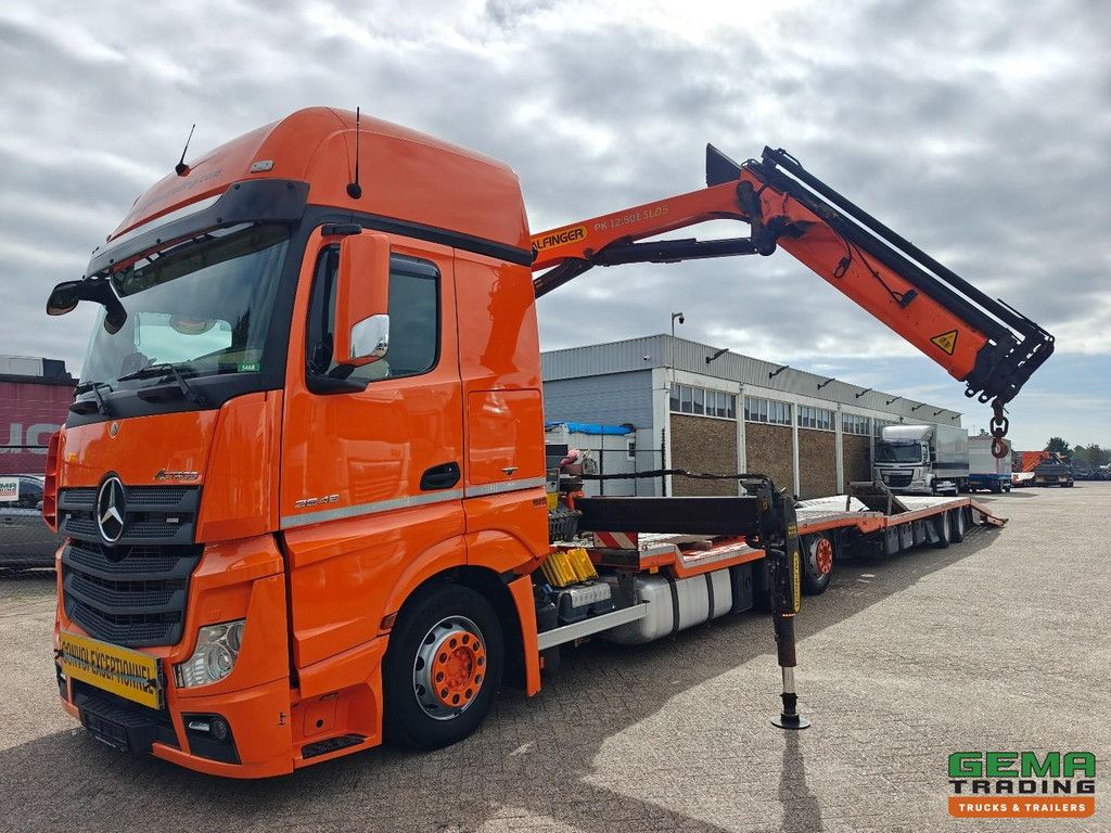 Mercedes-Benz Actros 2648 6x2/4 BigSpace Euro6C Palfinger PK12.501 Fernbedienung - Seilwinde 3,6 t + Polkon Anhänger