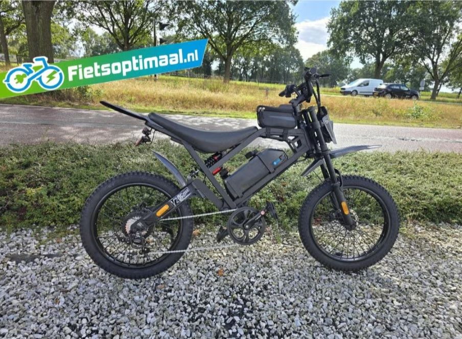QM V20 Cross Skinnybike – Zwart – Full Option Ebike Fatbike