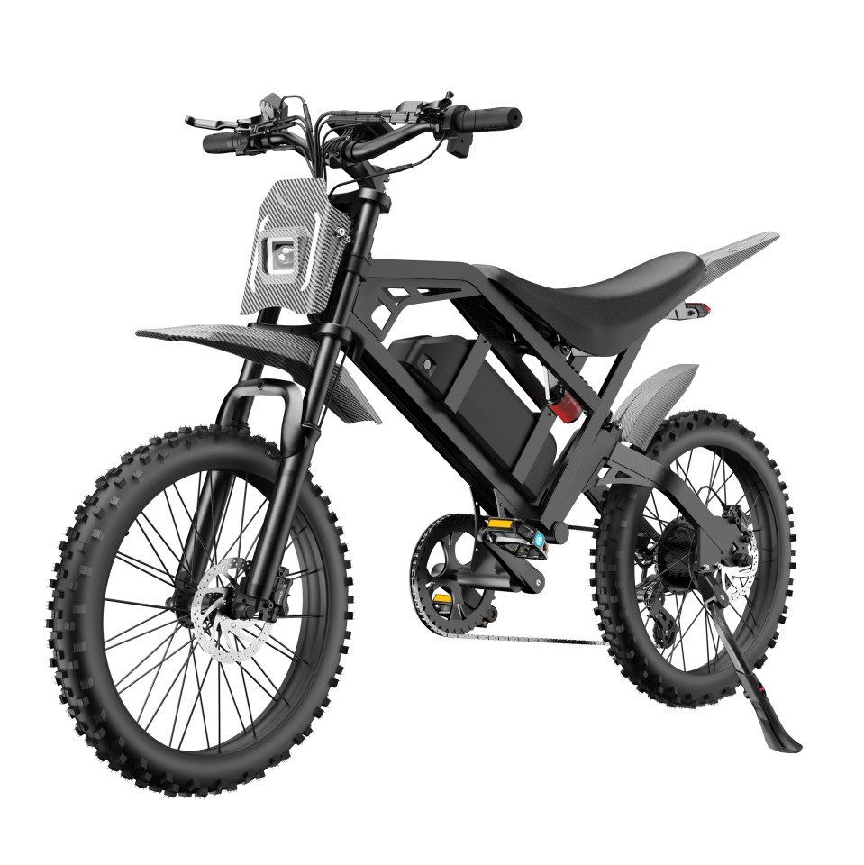 QM V20 Cross Skinnybike – Zwart – Full Option Ebike Fatbike