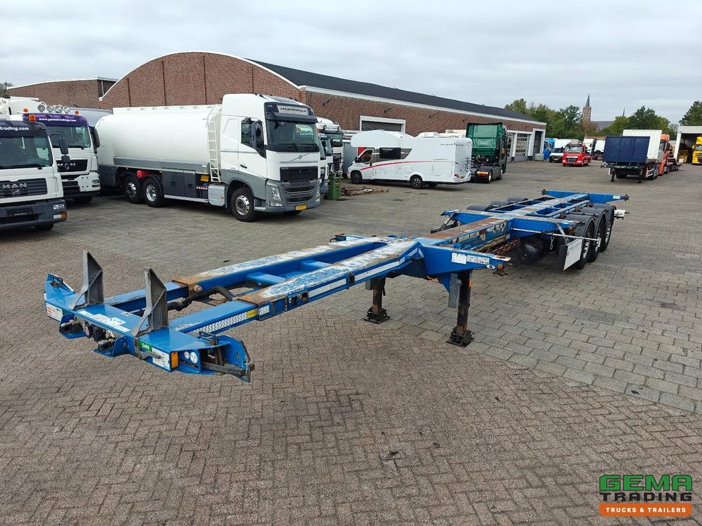 D-Tec FLEXITRAILER Multi - 3x Extendable - Lift Axle - 4765KG - SAF Disc Brakes - 4765KG