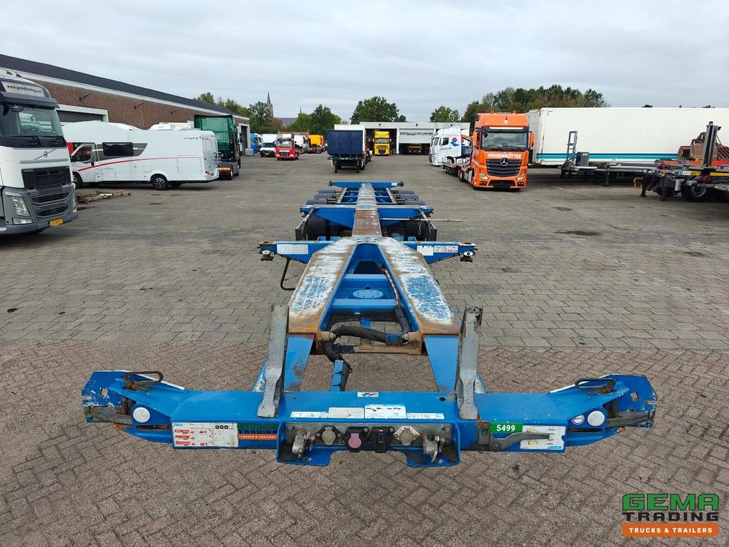 D-Tec FLEXITRAILER Multi - 3x Extendable - Lift Axle - 4765KG - SAF Disc Brakes - 4765KG