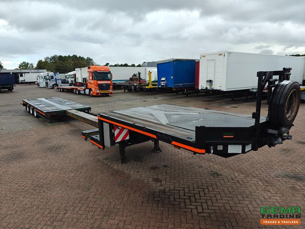 Nooteboom MCO 42 03V L Tieflader 12,4 m - 3-Achser mit Zwangslenkung - Fernbedienung - ausziehbar auf 5,8 m - lackierte Kofferaufbauten - Twistlocks