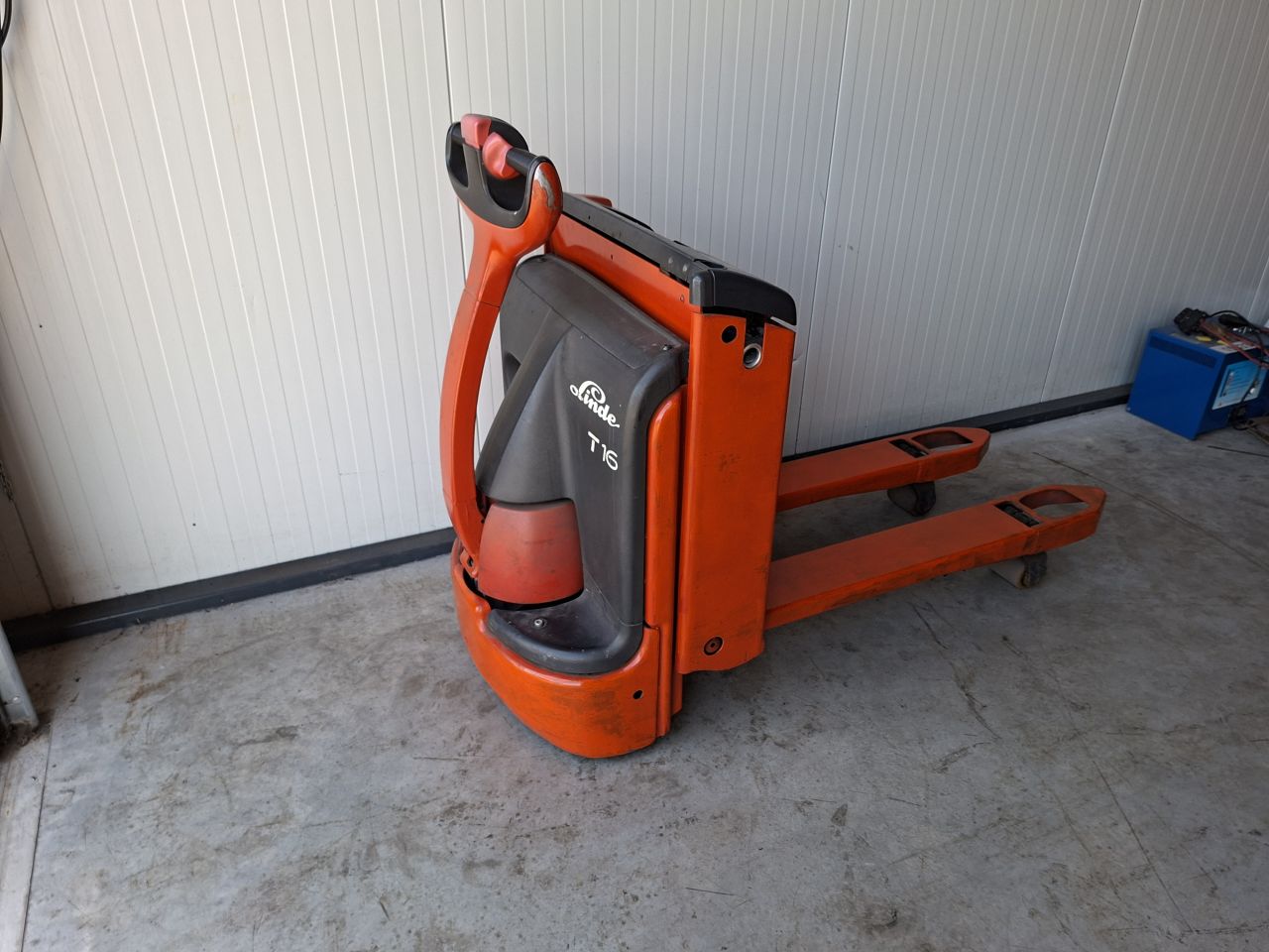 Elektrische palletwagen Linde T16 1600 kg accu 2020