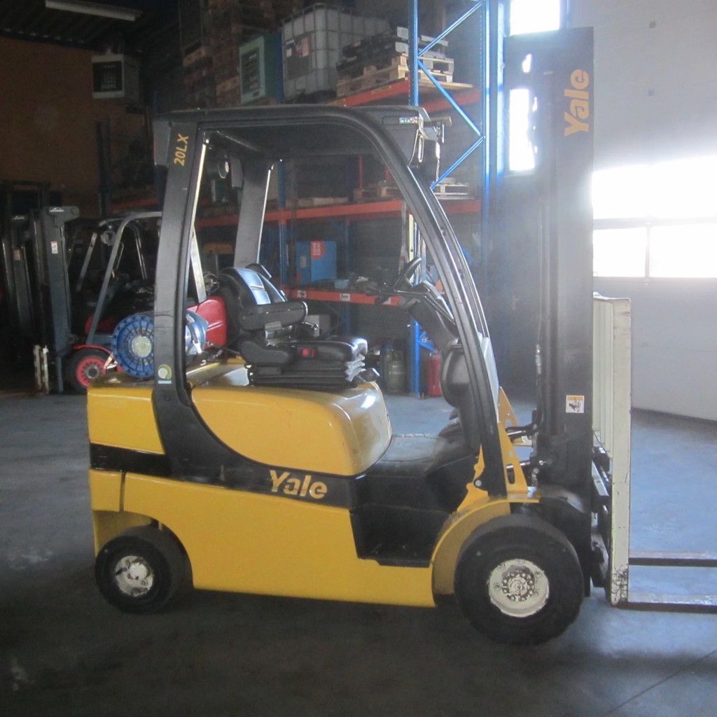 Yale Heftruck GLP20LX, LPG, duplo, side shift.
