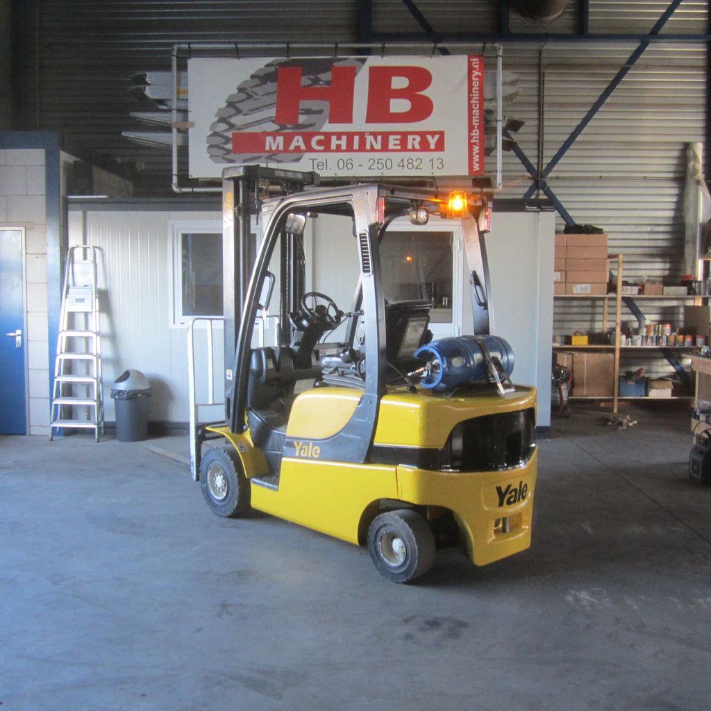 Yale Heftruck GLP20LX, LPG, duplo, side shift.
