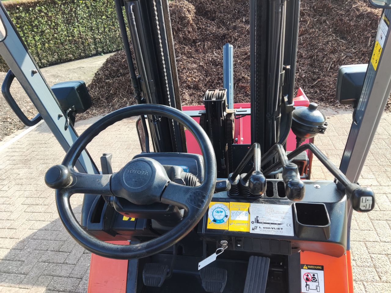 TOYOTA heftruck (type 42-7FG15, 754 uur, WIFO schepbak)