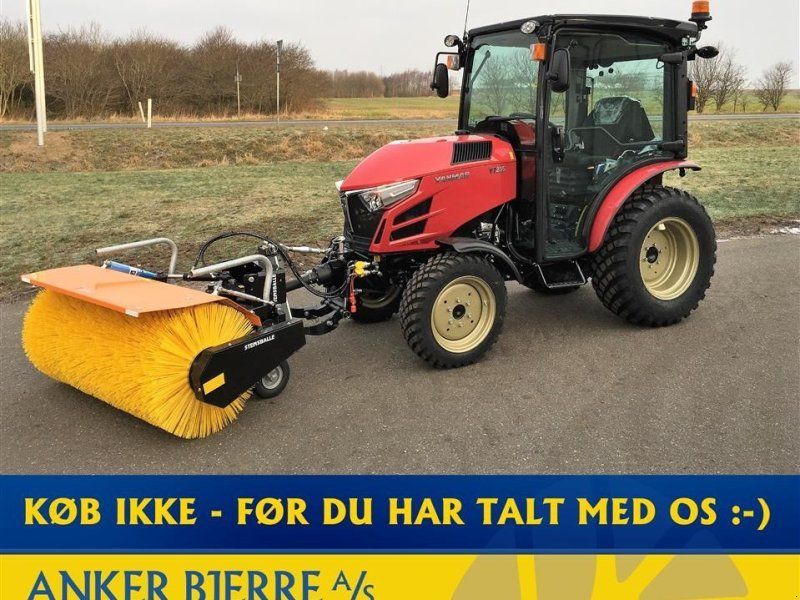 Yanmar YT 235H 4WD inkl. frontlift med PTO og 130 cm GMR fejemaskine
