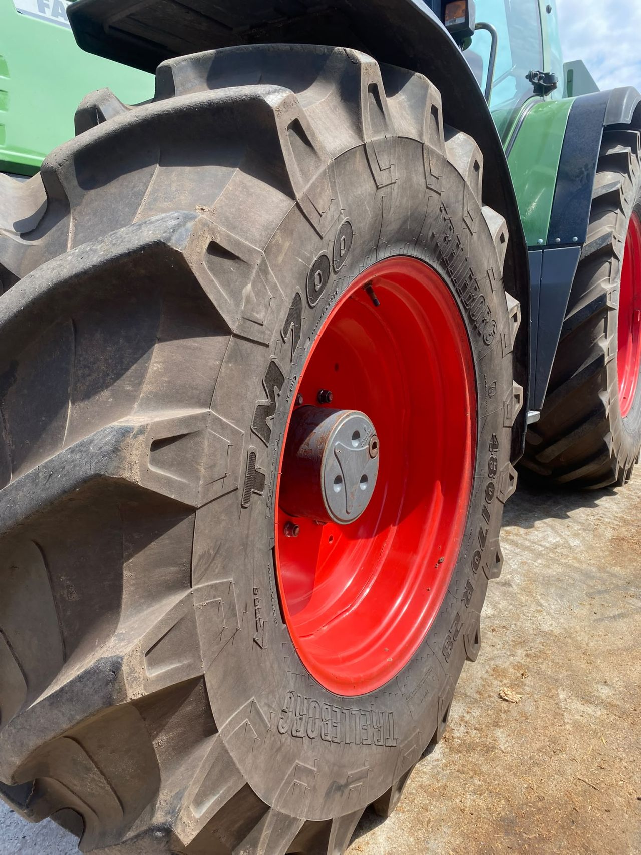 Complete set wielen 580/70 r38 480/70 r28