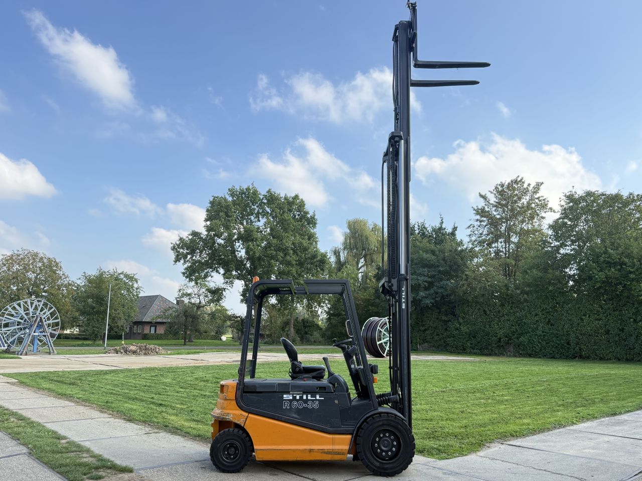 Still 3.5 tonner elektrische heftruck 3-delig 4 ventielen