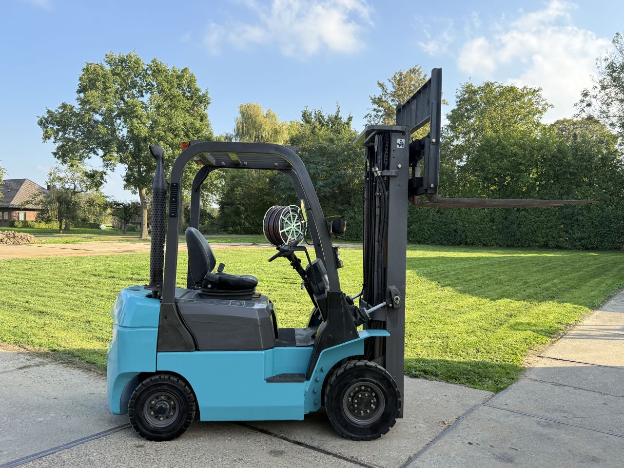 1.8 tonner diesel heftruck 3-delig 500cm Sideshift 3000uur