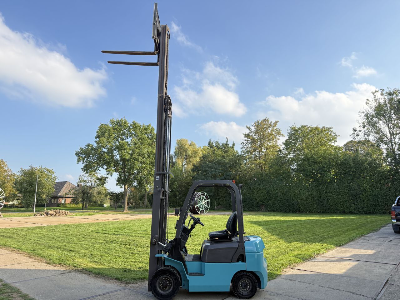 1.8 tonner diesel heftruck 3-delig 500cm Sideshift 3000uur