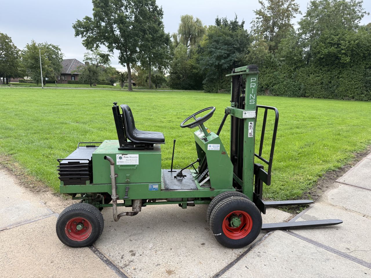 Prins 1000KG Ruwterrein heftruck Kubota 3 cilinder diesel