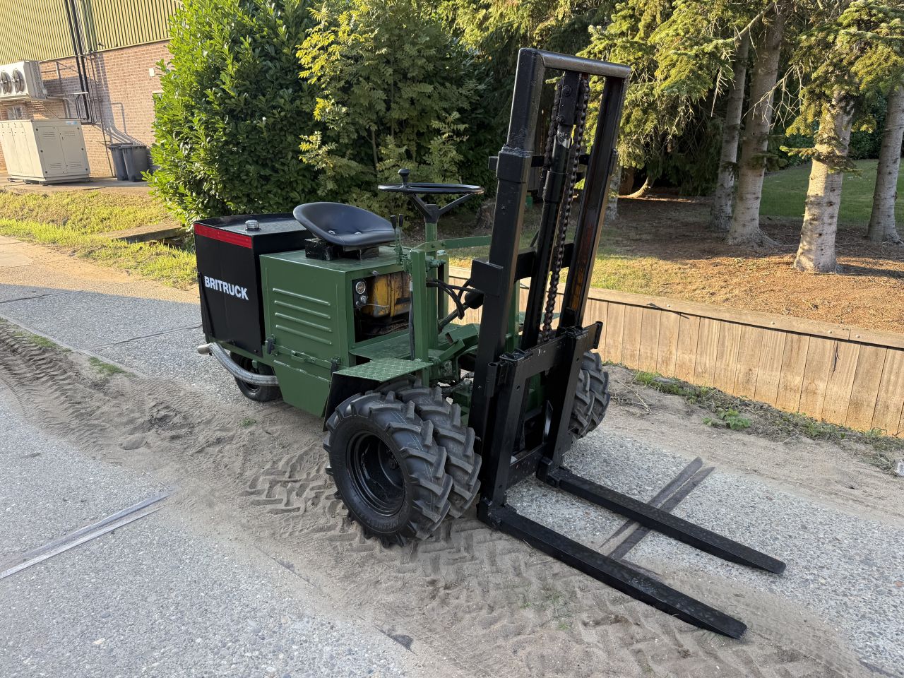 Britruck diesel Ruwterrein heftruck