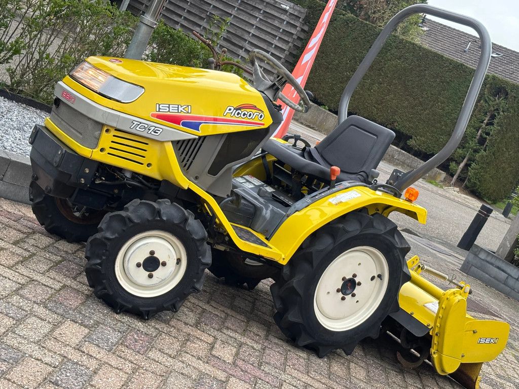 Iseki TC13 Minitractor incl. Freesmachine frees diesel tractortje