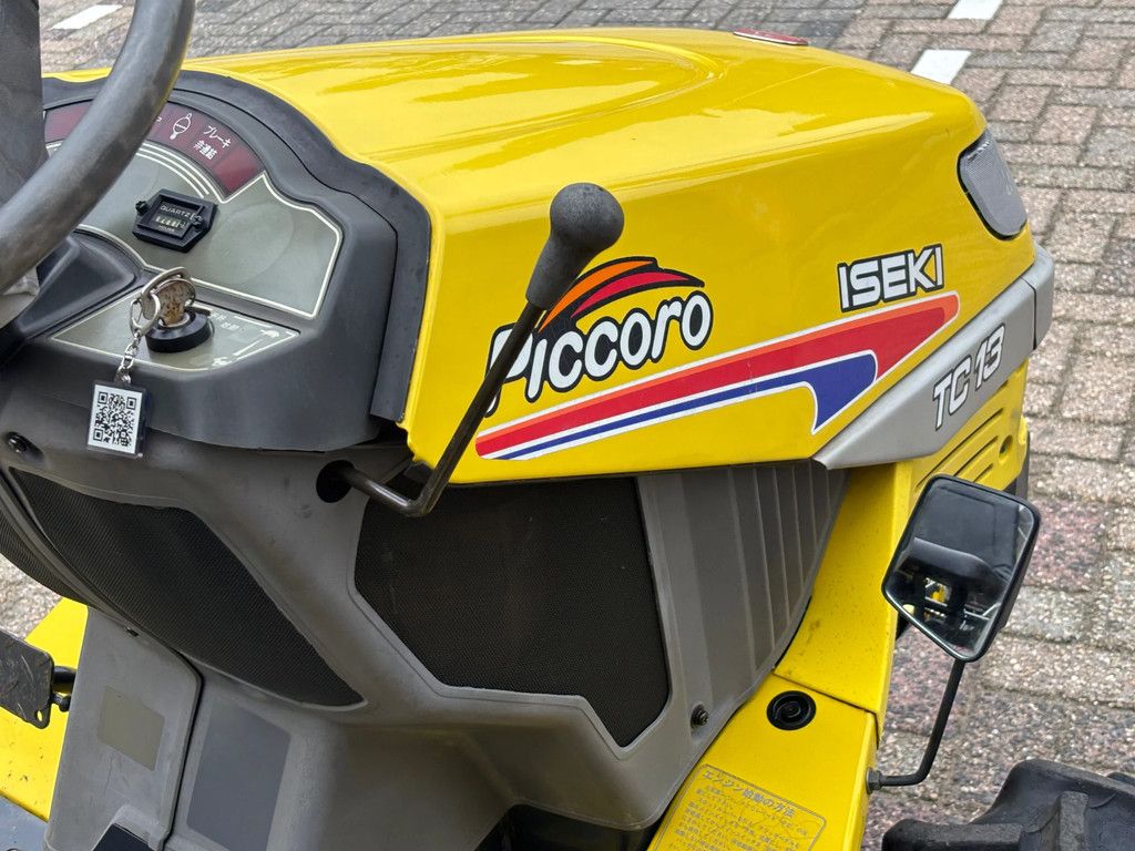 Iseki TC13 Minitractor incl. Freesmachine frees diesel tractortje