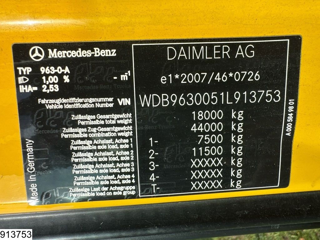 Mercedes Actros 1843 EURO 6, Kässbohrer, Combi, Supertrans