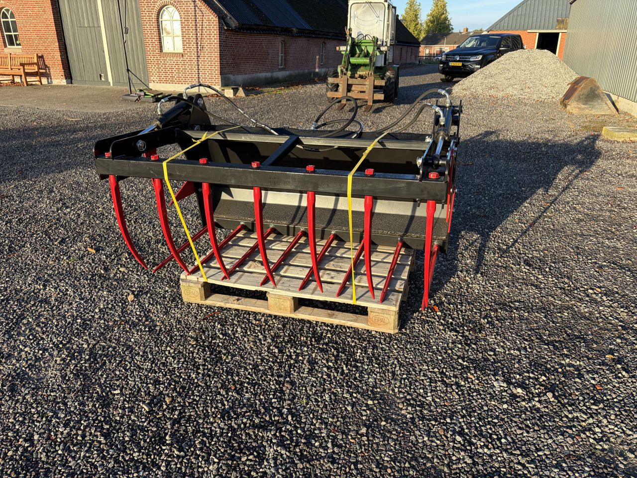 Mestklem nieuw 160 cm euro aansluiting mestvork