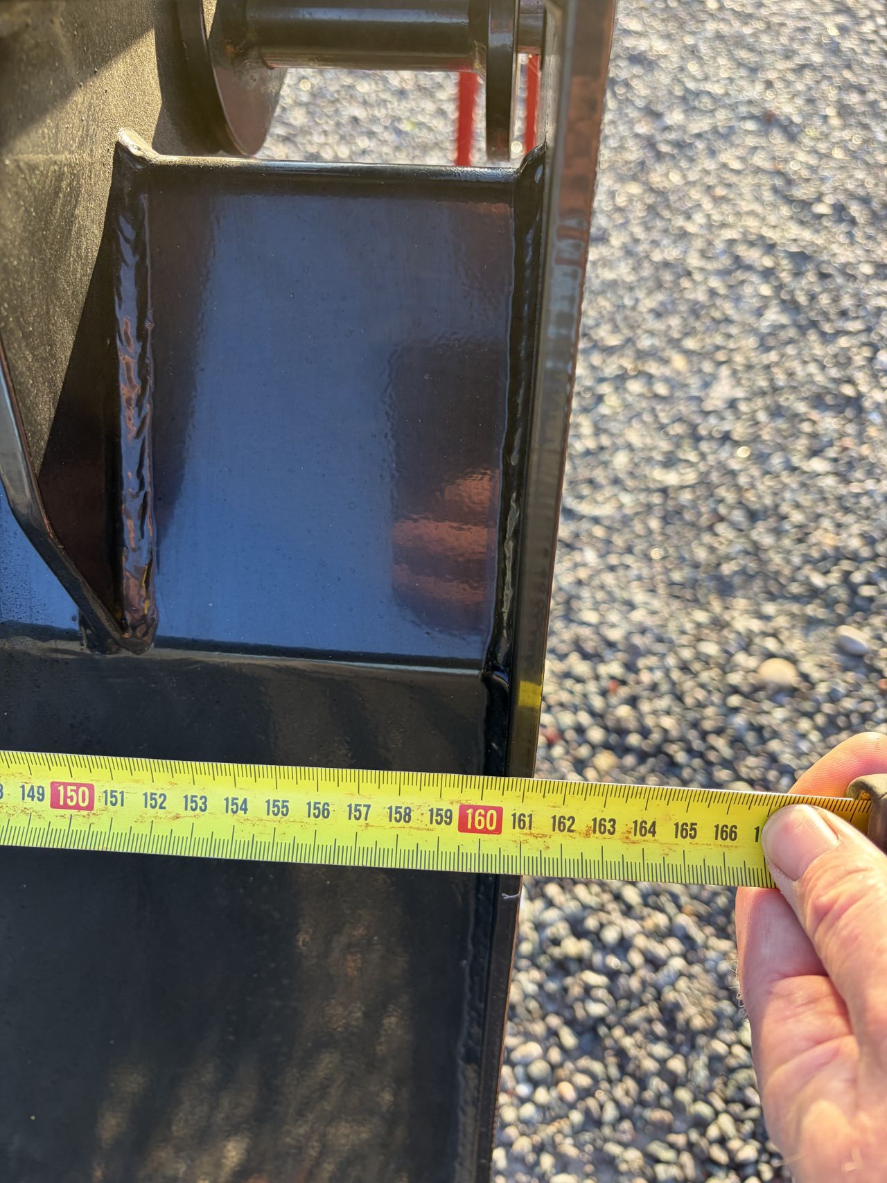 Mestklem nieuw 160 cm euro aansluiting mestvork