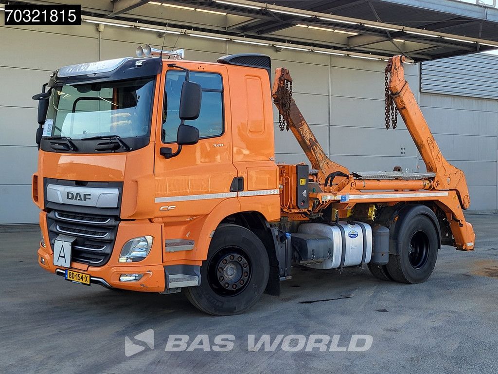 DAF CF 340 4X2 NL-Truck Meiller AK12MTG skiploader Automatic Euro 6