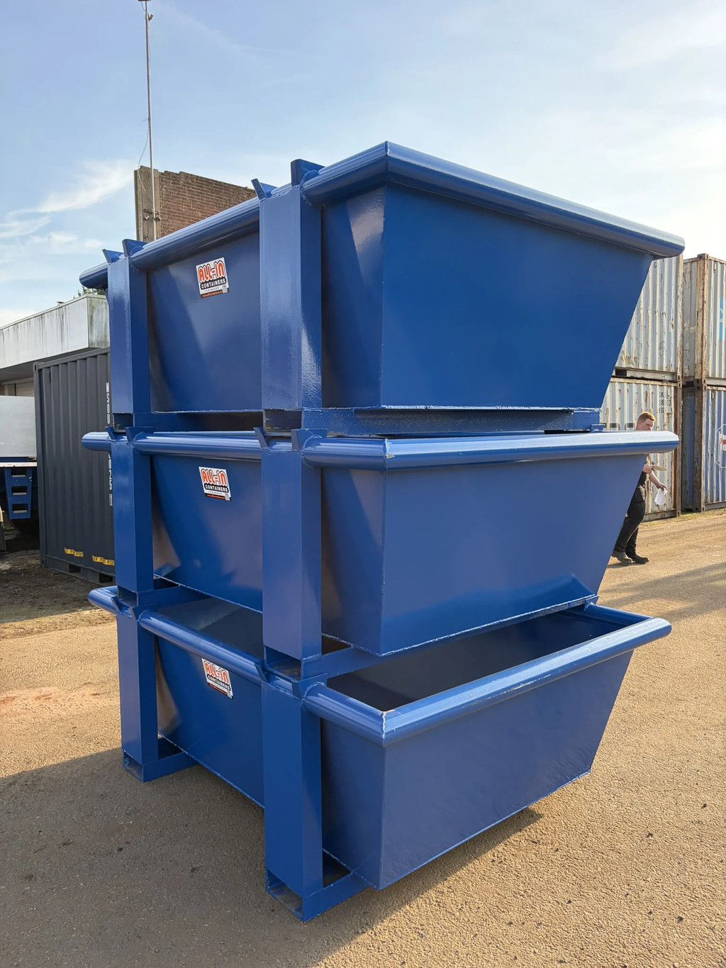 ALL-IN Containers 2,4m3 sorteerbakken
