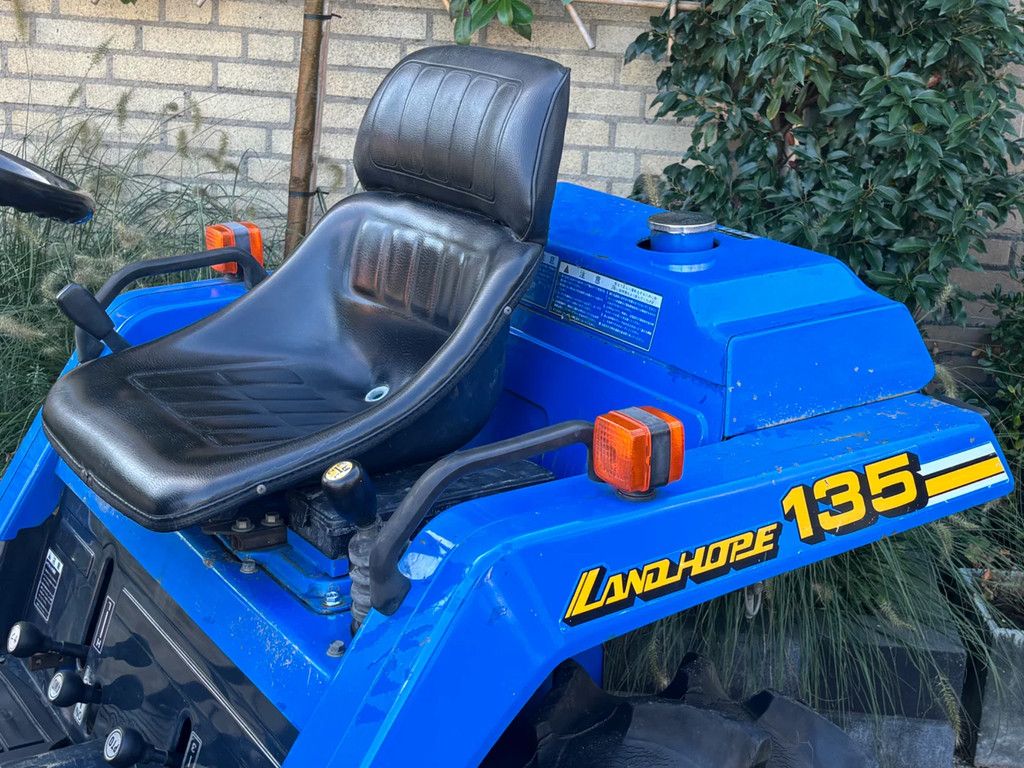 Iseki Landhope 135 gebruikte minitractor 3cil. met frees