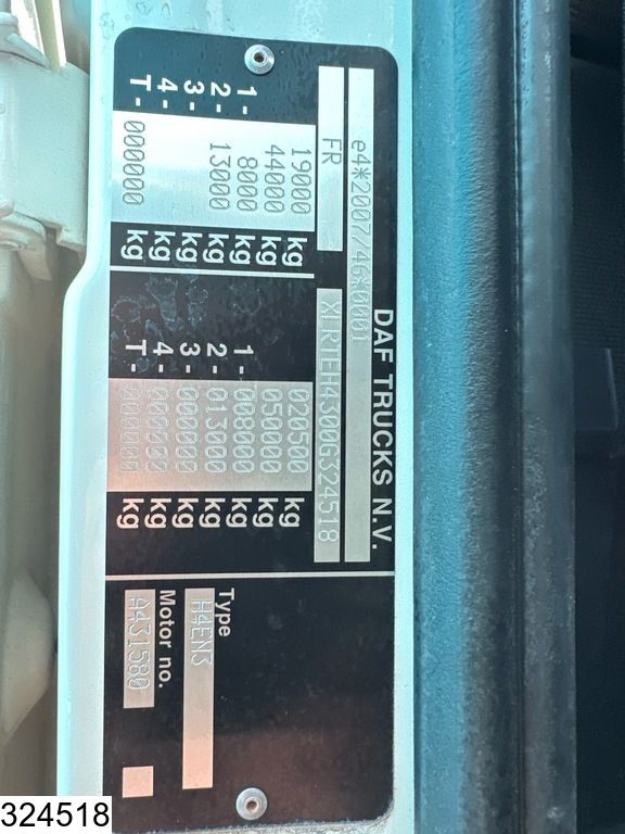 DAF XF 480 EURO 6, ACC