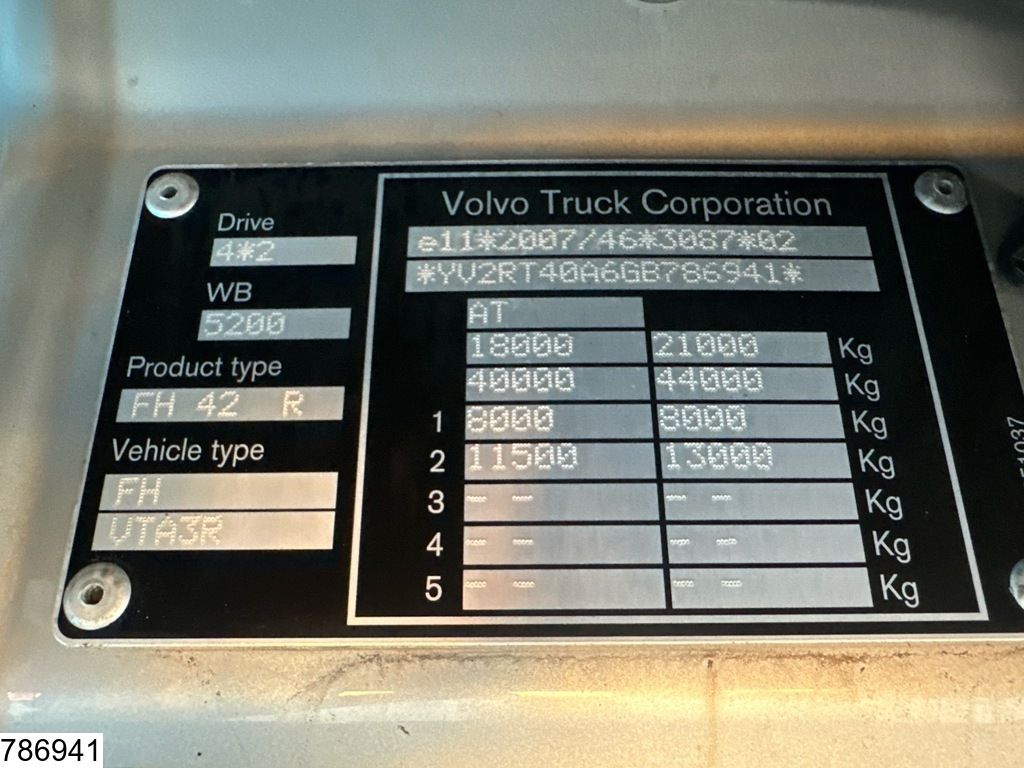 Volvo FH 500 EURO 6, ACC, BDF