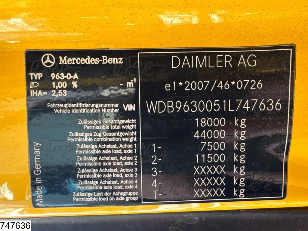 Mercedes Actros 1843 6x2, Retarder, PTO