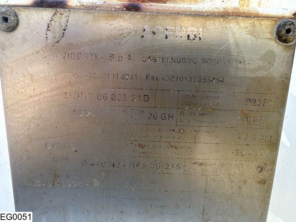 Acerbi Gas 50935 Liter, LPG GPL gas tank, GAZ, 1 Compartement